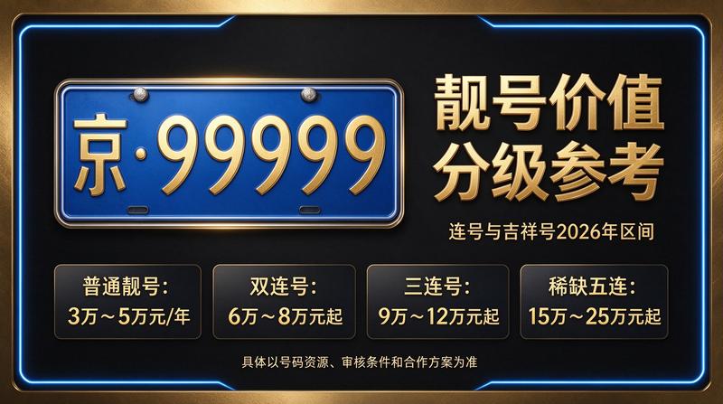 闲置北京租牌照三年价格明细表背景